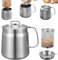 DASIAUTOEM Casserole à frire avec panier, mini friteuse, réservoir à graisse, filtre à graisse, filtre à graisse, filtre à graisse, filtre à huile de 2 l, pour rôtir, cuisine, camping