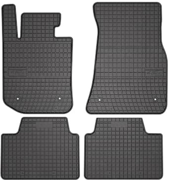 Wielganizator SolidPRO Gummimatten passend für BMW 3 G20 (2018-) | Qualität: Premium - Genaue Passform, rutschfest 4-teilig Fußmatten- Schwarz