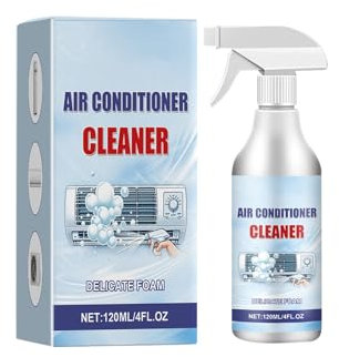 Klimaanlagenreiniger Schaum 120ml Klimaanlagen Schaumreiniger zur effektiven Reinigung, Allzweck Klimareiniger gegen Geruch, Klimaanlage Reinigungschaum für Zuhause, Auto, Pool (1, Blau)