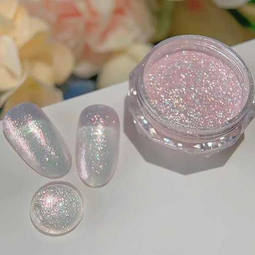 Nail Powder Glitter Water Light Magnetic Nail Powder Nail Dust Supplies Nail Pigment Manicure