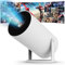 JENBIZZ Videoprojecteur avec Android 11 Mini Projecteur WiFi 6 Bluetooth Retroprojecteur 4k 120 ANSI Lumens Projecteur Video Compatible Telephone/TV/HDMI/USB Rotatif à 180°
