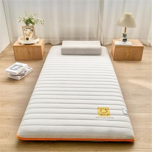 Gepolsterte Japanische Futon-Matratze,Klappbare Futonmatratze 8cm Dicke, Gemütliche und Warme Matratze, weich, atmungsaktiv, aufrollbar(02,80x190cm)