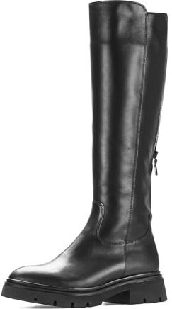 Gabor Damen Klassische Stiefel, Frauen Stiefel,Lammfell,reißverschluss,Winterstiefel,Winterschuhe,uebergangsstiefel,schwarz,40.5 EU / 7 UK