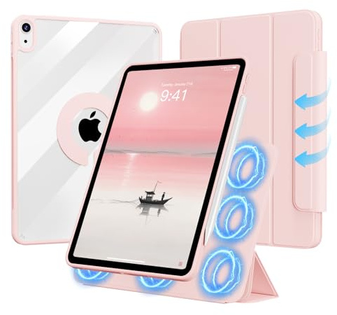 Detachable Case for iPad (A16) 11th/10th Generation (2025/2022), Pink