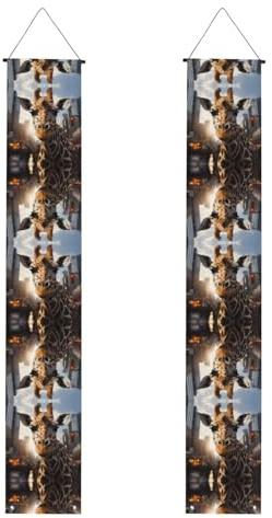 Party-Dekoration Banner New York Giraffe Straße gedruckt dekorative Veranda Banner geeignet für Feiertagsfeiern und Hochzeiten