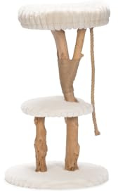 Designed By Lotte Reya, Kratzbaum, Holz, Creme, 60x60x103 cm