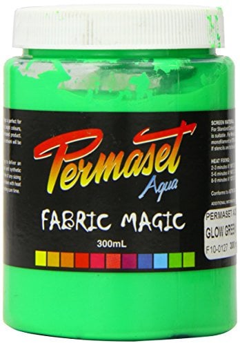 Permaset Aqua - Tinta para serigrafía textil (300 ml, ecológica), color verde brillante