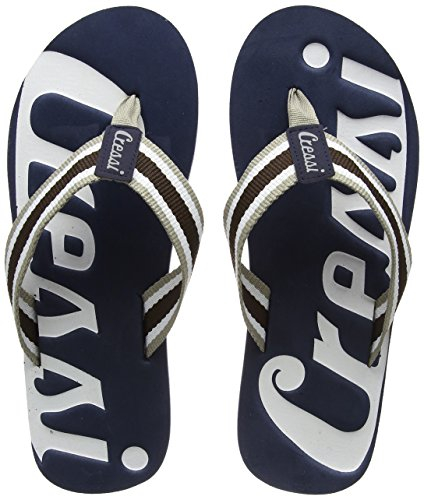 Cressi Sub S.p.A. Portofino Tongs Mixte_Adulte, Bleu/Blanc, 39