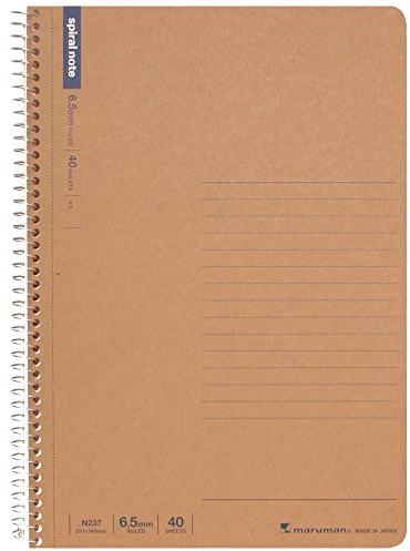 Maruman A5 spiral notebook ruled paper 40 sheets N237 10-volume set