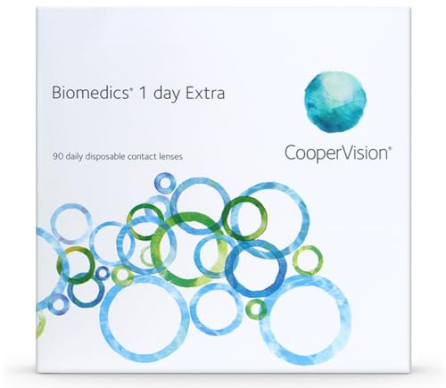 Biomedics 1 day Extra sphere, Tageslinsen weich, 90 Stück / BC 8.80 mm / DIA 14.20 mm / 2.50 Dioptrien