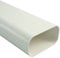 Marley Flachkanal, 1000 mm lang, 150 x 80 mm, 060217, weiß