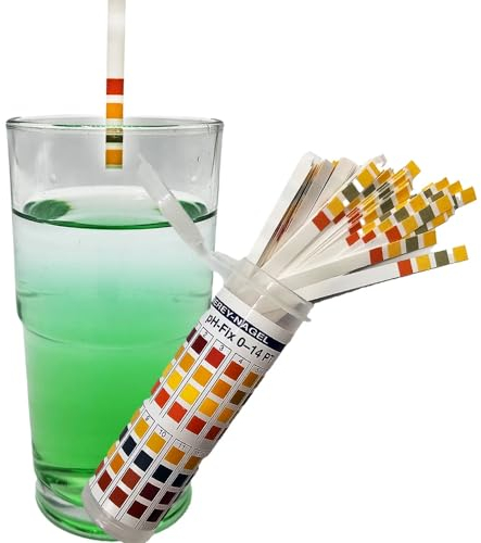 100 Stück pH Teststäbchen Indikatorstäbchen ph 0-14 Solarflüssigkeit Säuren