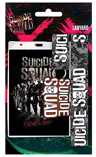 DC Comics GB Eye Ltd Suicide Squad Schlüsselband, Plastik, verschieden, 17 x 11 x 0.4 cm