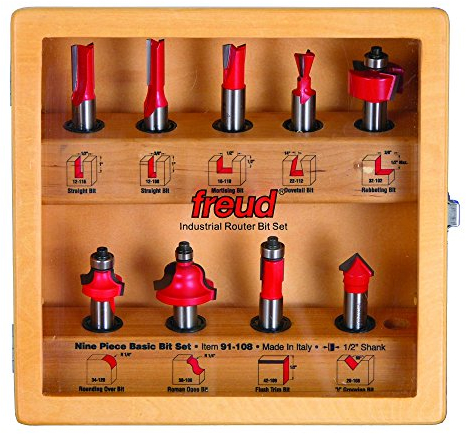 Freud 91-108: 9-teiliges Bit-Set (1/2 Zoll Schaft)