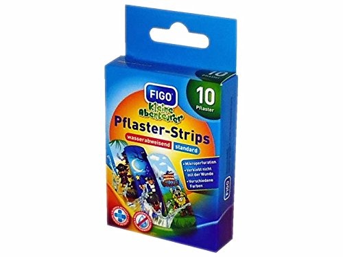 FIGO Pflaster-Strips Kinderpflaster Kleine Abenteurer 10 Strips