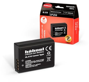 Hähnel - HL-E10 Canon - Accessoires pour appareils photo - Batterie Li-Ion