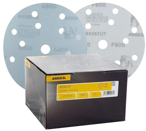 MIRKA Scheiben BaseCut Ø 150 mm GRIP P120 15-fach gelocht VE=100 St.