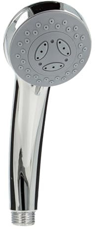 tecuro Handbrause ew-easy mit 3-Funktionen - Ø 69 mm mit Antikalkdüsen, verchromt