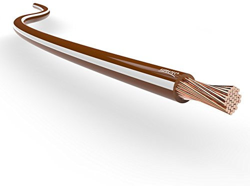 Kfz Litze FLRy 0,75mm² 1mm² 1,5mm² Längen 5m oder 10m Auswahl: (10m Meter 0.75 mm² braun/weiß)