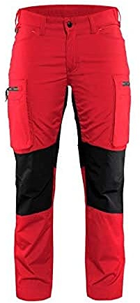 Damen Service Bundhose Stretch Armygrün/Schwarz C30