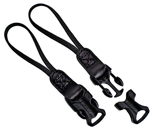 VKO Kameragurtadapter Breites Seil Schnellverschluss-Kit zur Befestigung von Kameragurt für DSLR SLR und Kompakt Kameras und Ferngläser (1 Paar)