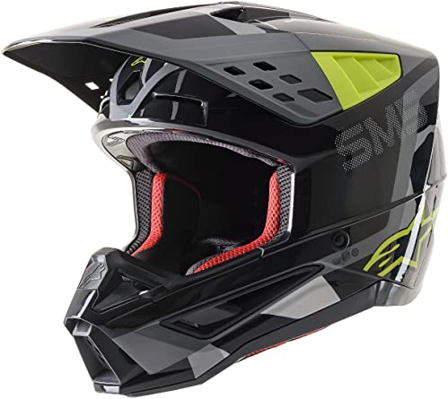Alpinestars Motocross-Helm Supertech S-M5 Grau Gr. M