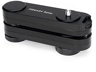 PROAIM Sway SL-051-00 - Slider estensibile per videocamere DSLR, e smartphone, copre fino a 4 movimenti lineari sul treppiede, scorrevoli e uniformi, blocco per scatti statici, con carico utile