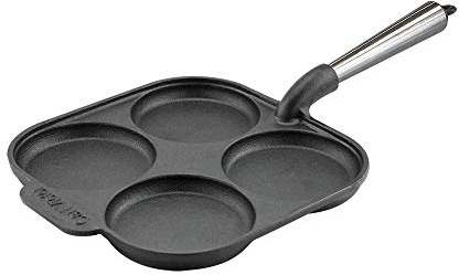 Carl Victor EIERPFANNE BLINIPFANNE GUSSEISENPFANNE 21 CM ohne PFAS MIT EDELSTAHLGRIFF