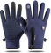 Hsdvdva Handschuhe Herren Damen Touchscreen Fahrradhandschuhe Winddichte Wasserdicht rutschfeste Sporthandschuhe Winter Warme MTB Handschuhe für Laufen Skifahren Motorrad Radfahren Blau S