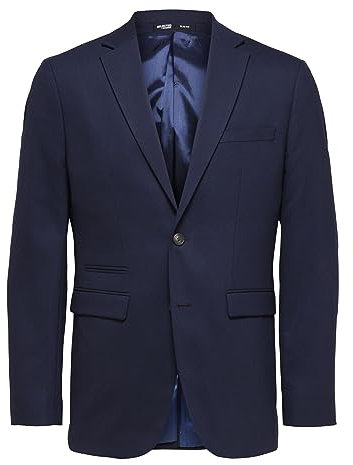 SELETED HOMME Men's SLHSLIM-Neil BLZ B NOOS Sakko, Navy Blazer, 102