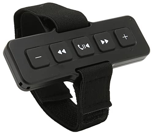 Bluetooth5.0 Auto Bluetooth Controller Bluetooth Media Button für und Android Telefone, Große Tasten, IPX4 Wasserdicht, Siri Assistent, Anrufe Entgegennehmen, Musik
