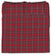 INTRECCI Set Lenzuola una Piazza e Mezza in Flanella, Tessuto in Cotone anti Pilling, Lenzuolo Sotto + Lenzuolo Sopra + 1 Federa, Comfort, Morbidezza, Lenzuola Made in Italy, Fantasia: Tartan Rosso