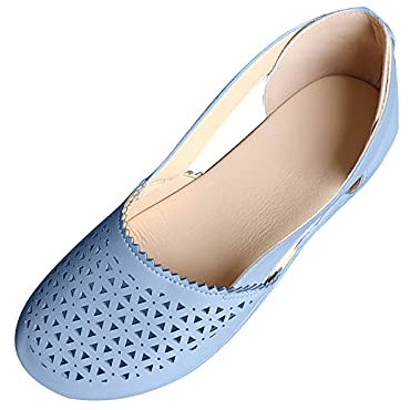 Susenstone Sandales à Bout Fermé Orthopédiques Femmes Confortable Compensées Sandale À Bout Ouvert Été Légères Mode Chaussures Dame Sandales de Trekking Mode Été Sandales d'outdoor 38 EU Bleu