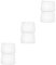 Mobestech 3sets Cooker Hood Filter Screen Grease Filtering Mesh Light Portable Easy to Install 2pcs*3