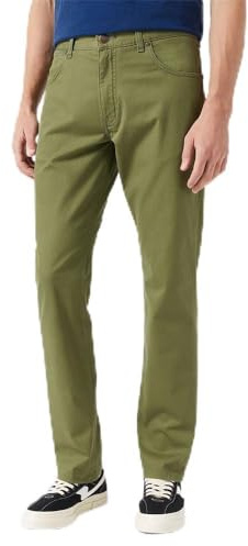 Wrangler Men's Greensboro Pants, Olive, 40W / 34L