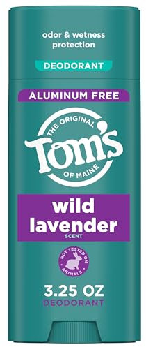 Tom's of Maine Natural Wild Lavendel Deodorant für Frauen und Männer, ohne Aluminium, 100 ml
