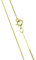 Arranview Jewellery 9ct Yellow Gold 0.5mm Diamond Cut Curb Chain 16/40cm