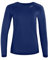Winshape Damen Light and Soft Long Sleeve Top Aet118ls Yoga-Shirt, Blau, S EU