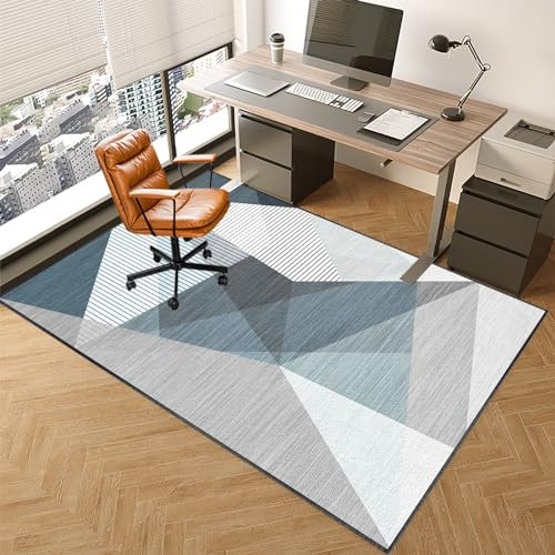 160x200cm Tapis de Chaise à Roulettes, Tapis de Chaise de Bureau pour Protection de Sol en Bois, Tapis de Chaise Gaming, Tapis de Sol, Tapis de Sol Antidérapant, Protège Moquette/Parquet, Lavable