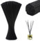 Lotbun Diffuser stäbchen,rattanstäbchen für raumduft,Natürliche Rattanstäbchen,raumduft stäbchen (Schwarz)