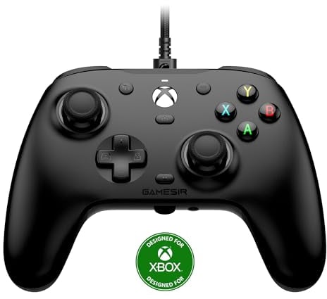 GameSir G7 HE Wired Controller, Offiziell lizenzierter für Xbox Series X|S, Xbox One, Windows 10|11, PC, Game Controller mit Hall Effekt Sticks (Black)