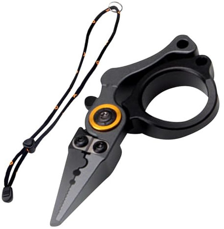 Fishing Braid Scissors - Fishing Line Scissors, Cable Cutting Scissors, Portable Fishing Scissors, Braided Line Cutter, Fishing Rope Scissors, Compact Fishing Scissors, Fishing Scissors with Safety
