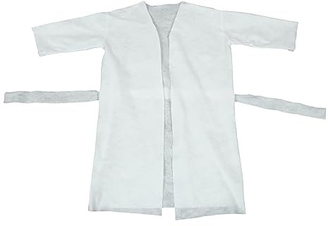 WHAMVOX Peignoir Jetable Vêtements De Jetables Épaissis Peignoir Simple Pour Invité Voyage Hôtel Salon De Beauté Robe