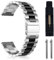 MaEiol 22mm Correa Metal para Xiaomi Watch S4 / Xiaomi Redmi Watch 5 Active/Xiaomi Redmi Watch 5 Lite, Pulsera Repuesto Acero Inoxidable para Xiaomi Watch S4 Sport/Xiaomi Watch 2 - Plata&Negro
