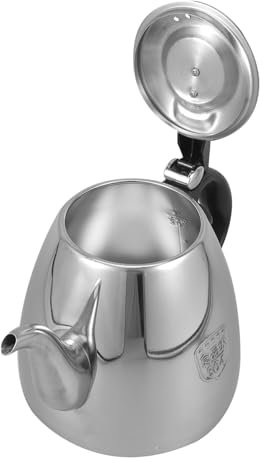 PRETYZOOM Hervidor De Agua Eléctrico De Acero Inoxidable De 1 5 L Seguro De Calentamiento Rápido Mango Cómodo Para El Hogar