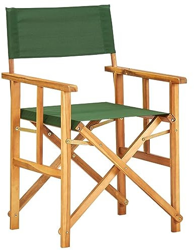 Xichuzi Regiestuhl Akazie Massivholz Grün, Balkon Stuhl, Outdoor Patio Dining Chairs, Gartenmöbel, Stühle Für Die Terrasse