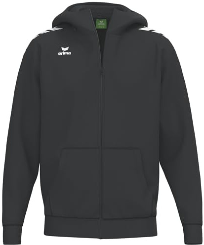 Erima Unisex Kinder CMPT 3 Wings Jacke mit Kapuze (2072596) schwarz, 152