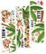 VICASKY 1 Satz Wandtattoo Kokospalme Wandtattoos Wandaufkleber Buchdekor heim wall stickers for room wandsticker fürs kinderzimmer Aufkleber für die Dekoration Baum Aufkleber PVC