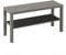 URBNLIVING 2 Tier TV Bench Entertainment Media Stand Cabinet Wooden Storage Display Unit Center Shelf, Modern TV Console Table for Living Room Bedroom - Cedar Grey, H45cm x W90cm x D30cm