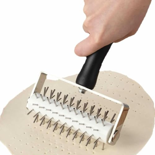 Pizza Perforator - Portable Cutting Cutter for Wheels for Pastry, Pizza Saw Dough, Docker for Rolls for Biscuits in Tor | Stainless Steel Rolling Pin Manufacturer for Pizza Dough